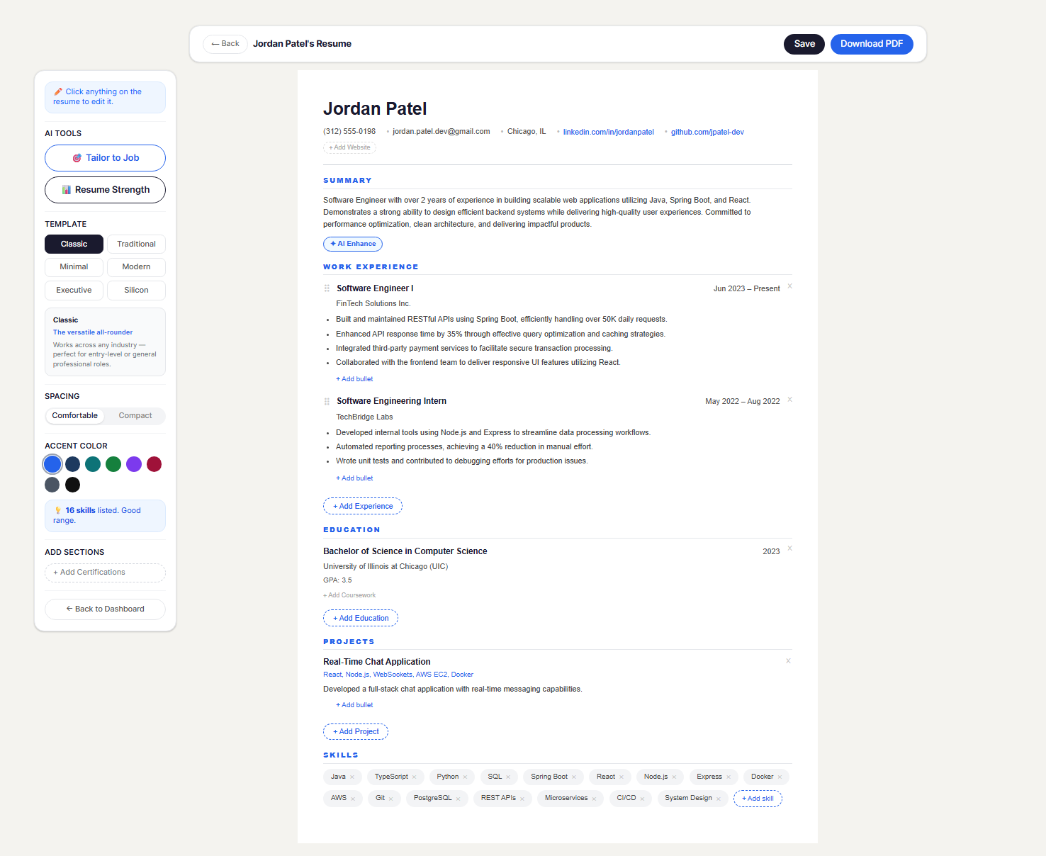 ResuMog gallery image