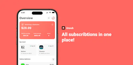 Unsub: Subscription Manager gallery image