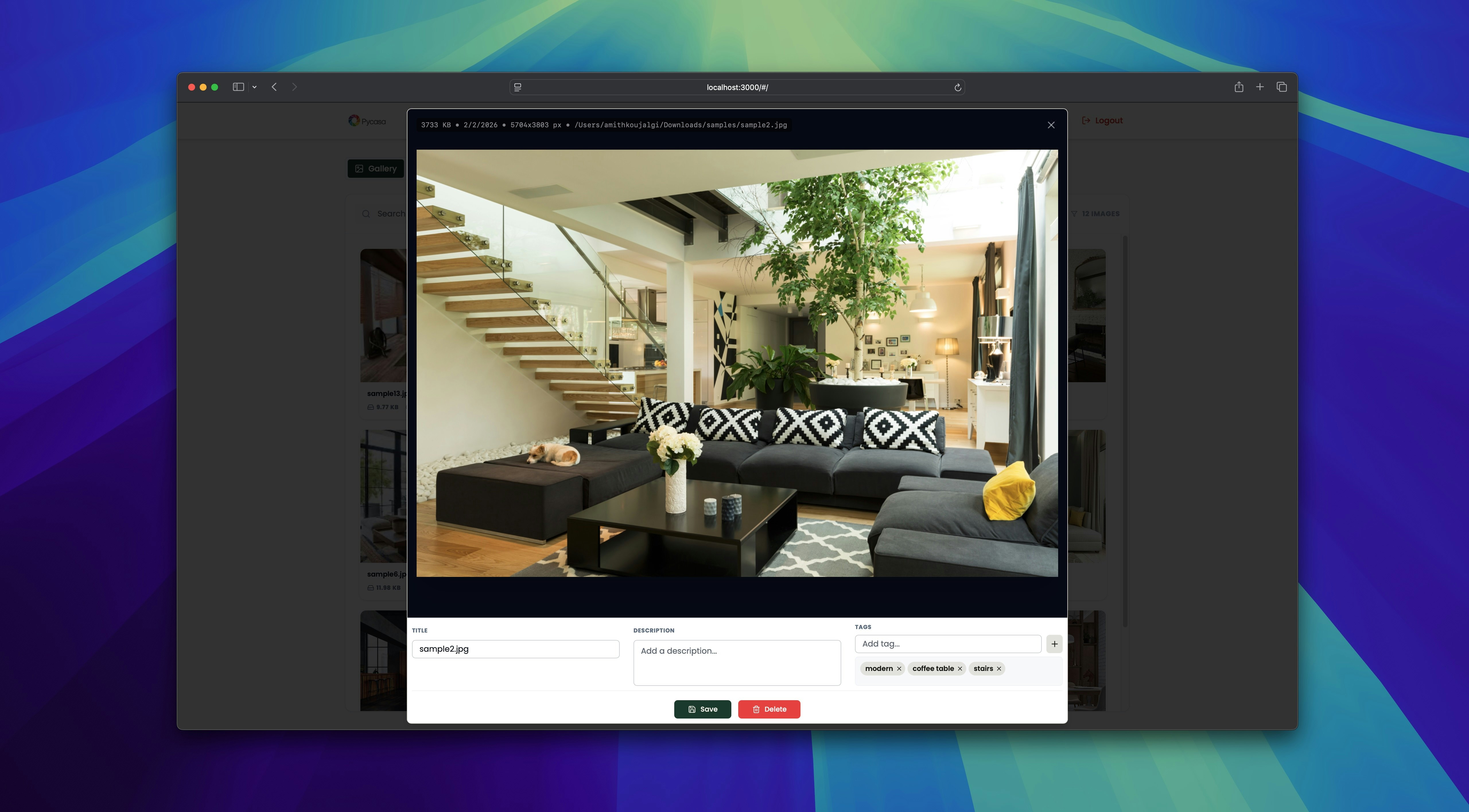 Pycasa gallery image