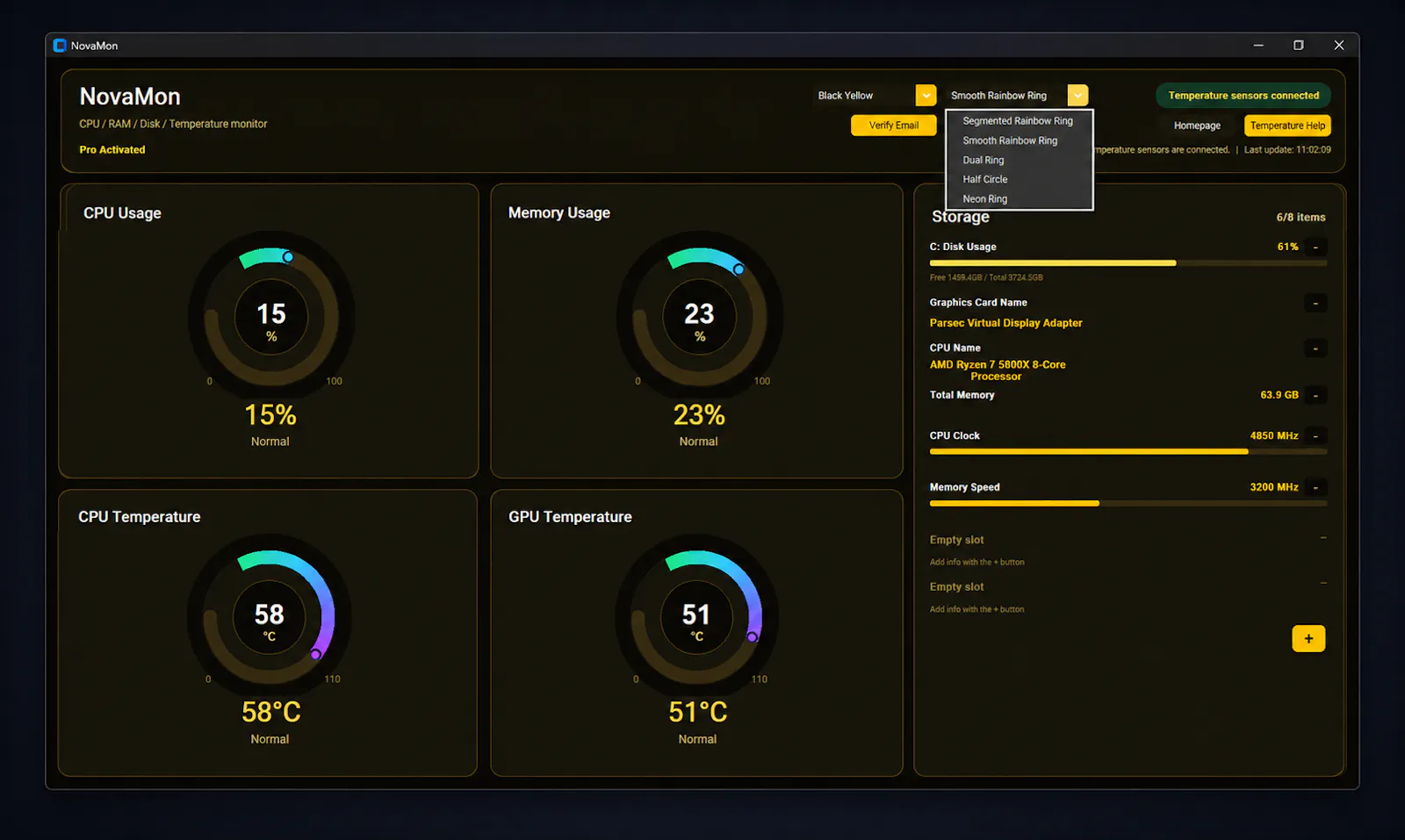 NovaMon screenshot 1