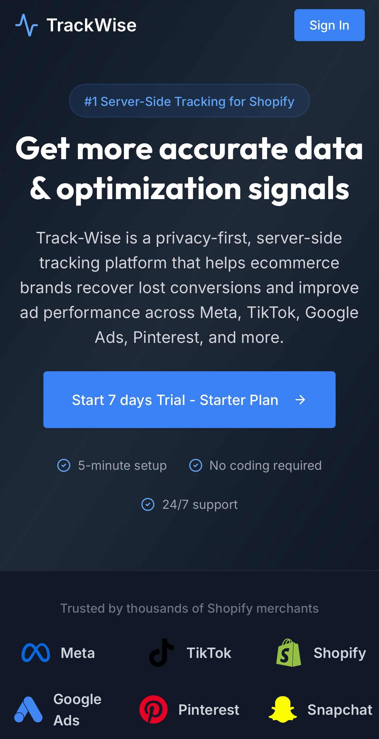 TrackWise - Screenshot 4 showing product features and functionality