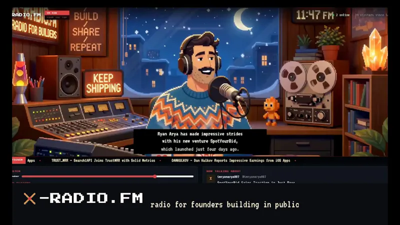 X-Radio.FM screenshot 1 (video preview)