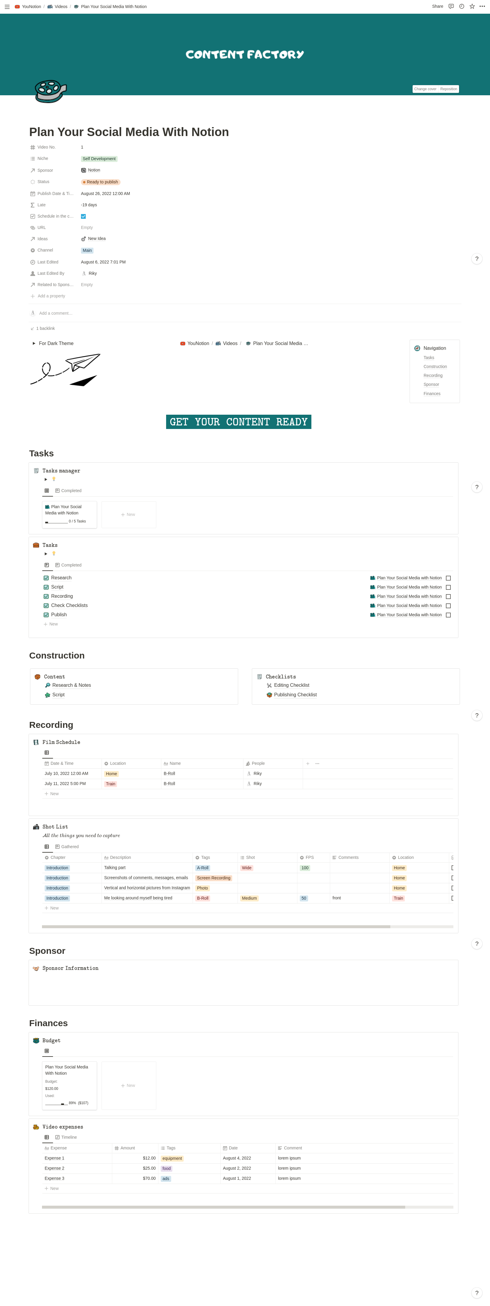 Younotion -YouTube Content Planner 미디어 3