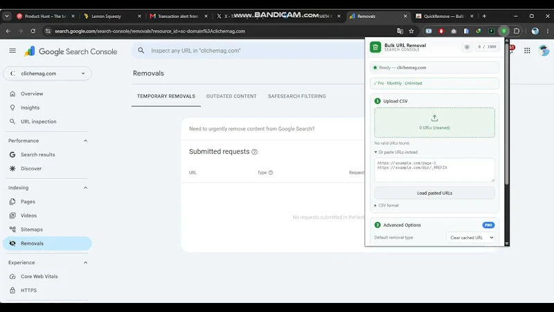 QuickRemove screenshot 1 (video preview)