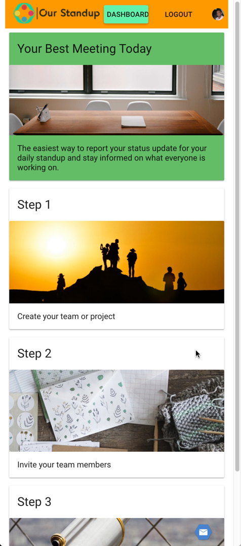 Our Standup gallery image