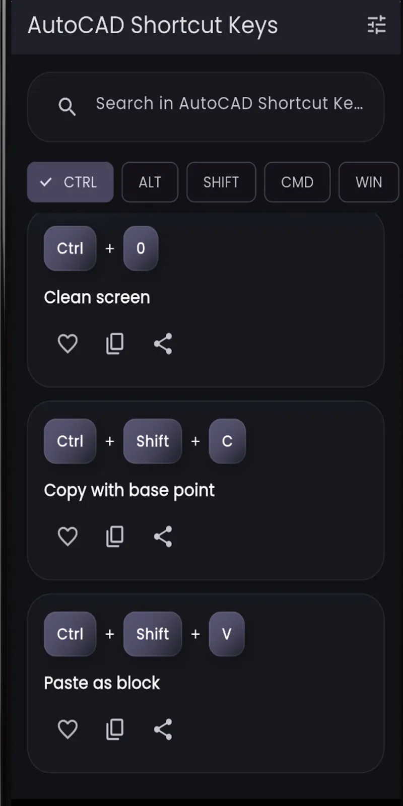 Shortcut Keys Hub screenshot 2