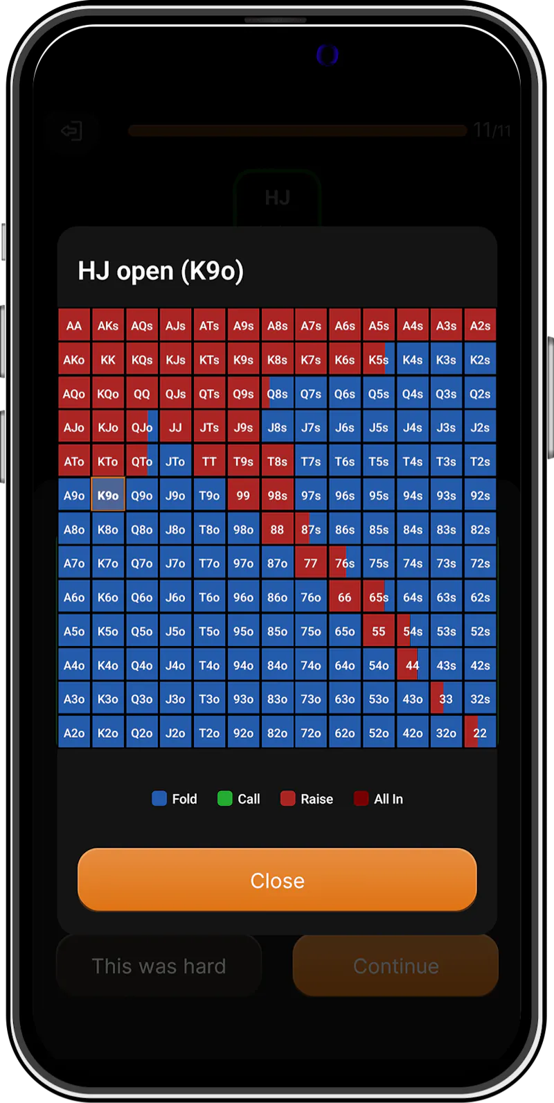PlusEV Poker Training App screenshot 4