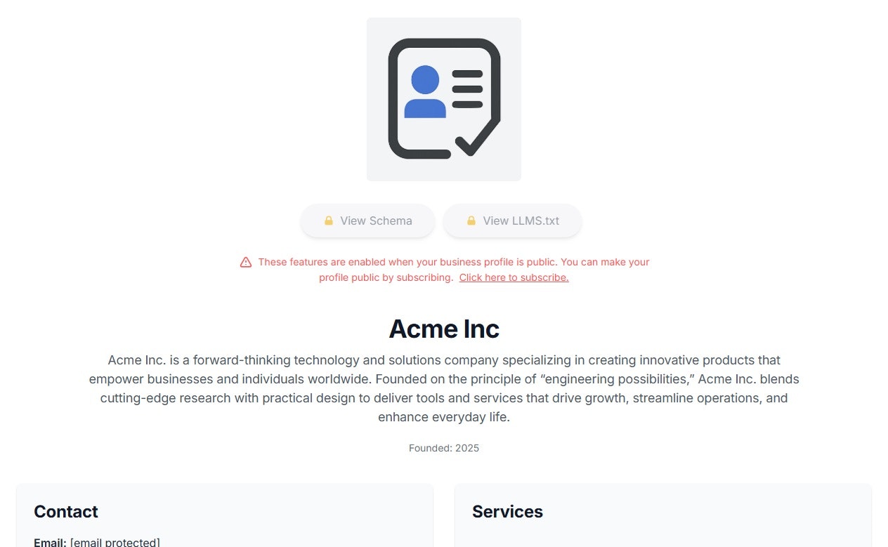 Média Aiprofiles - Être mentionné par l'IA: le schéma instantané Marquage pour les non-techniques 4
