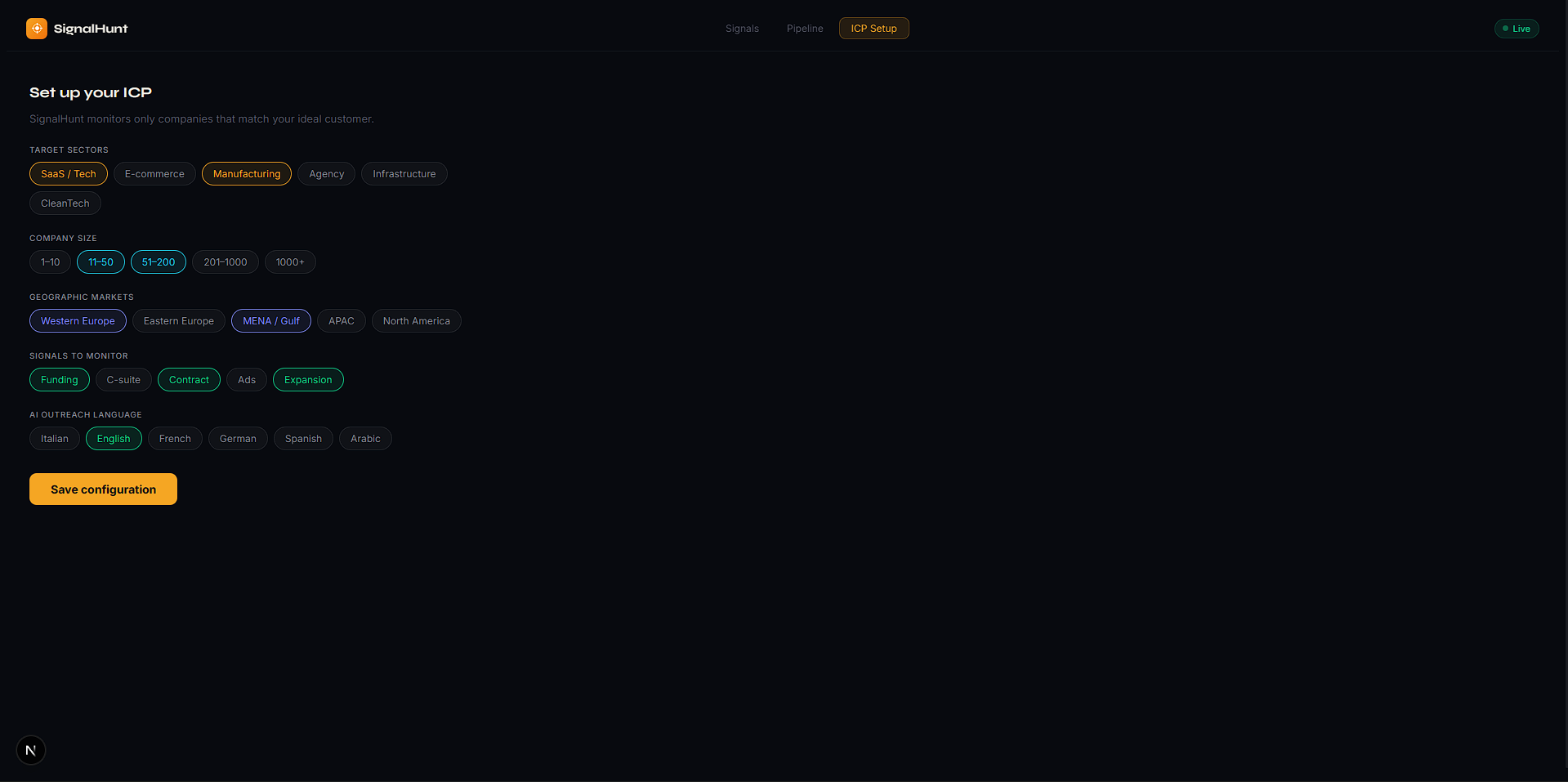 SignalHunt gallery image