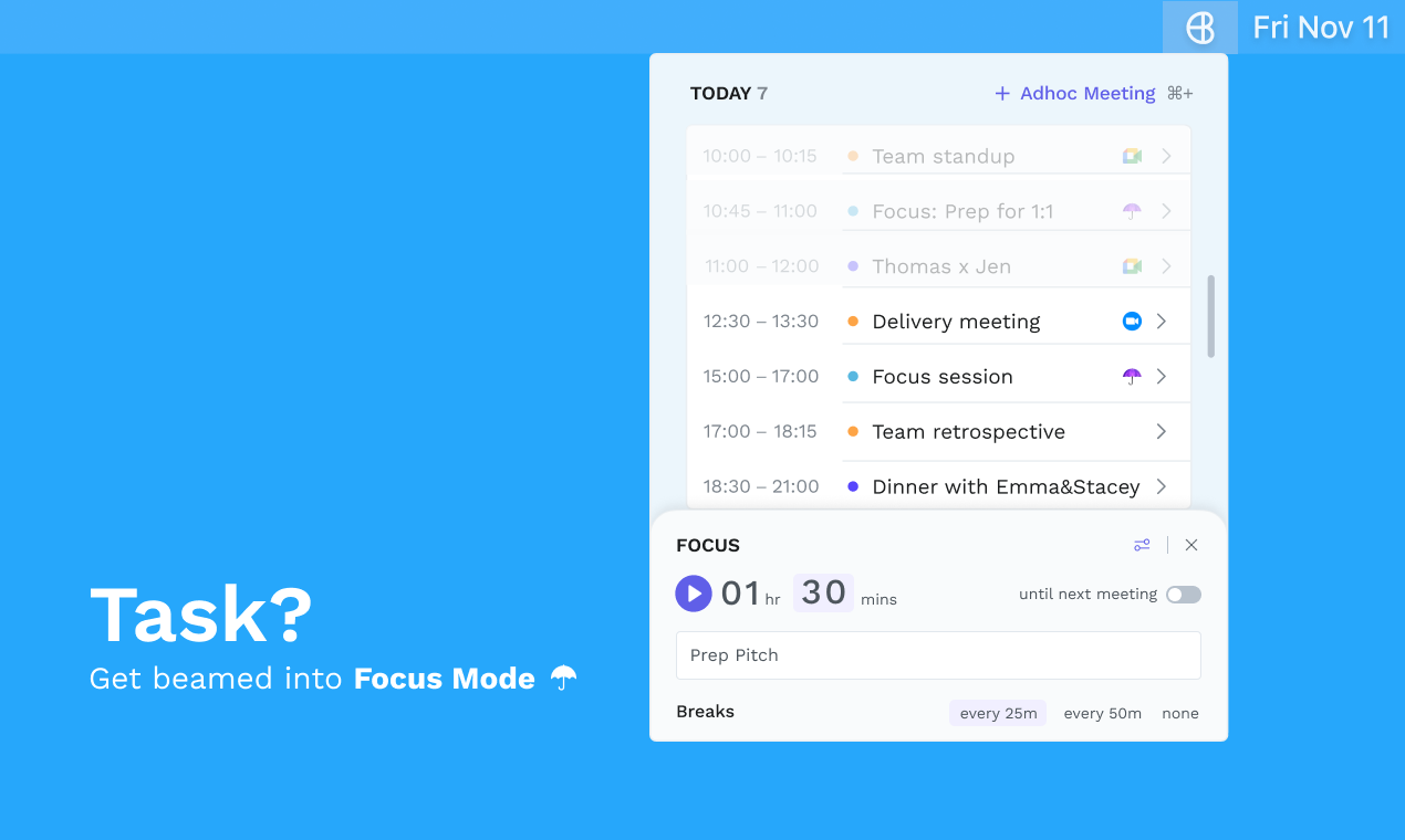 балки - Приложение Bar Menu, чтобы осознавать свой рабочий день медиа 4