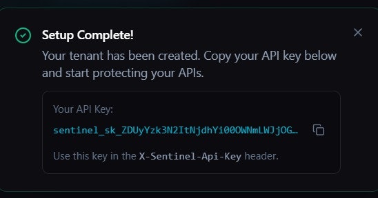 Sentinel API gallery image