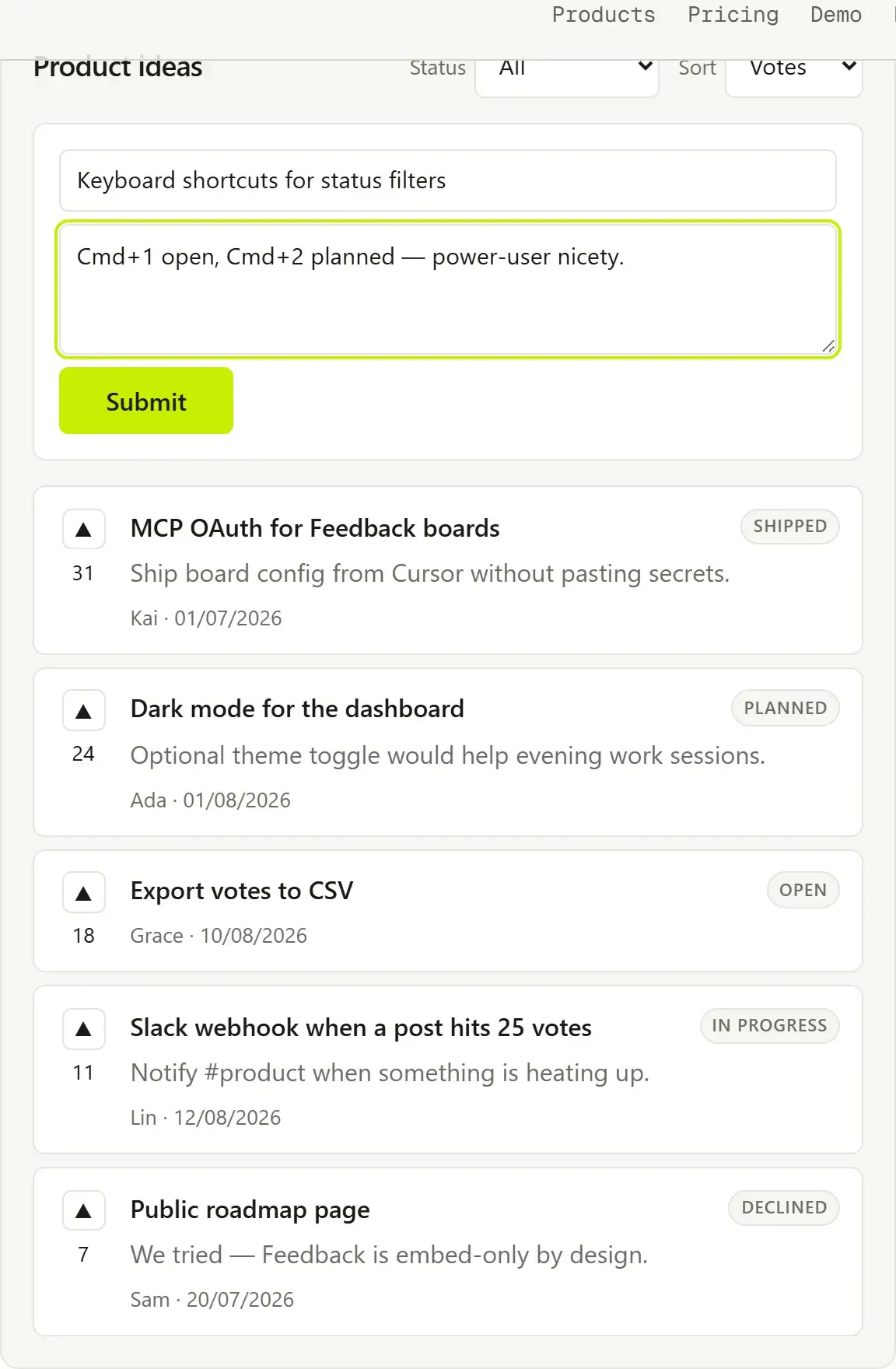 Bootstrapware Feedback gallery image