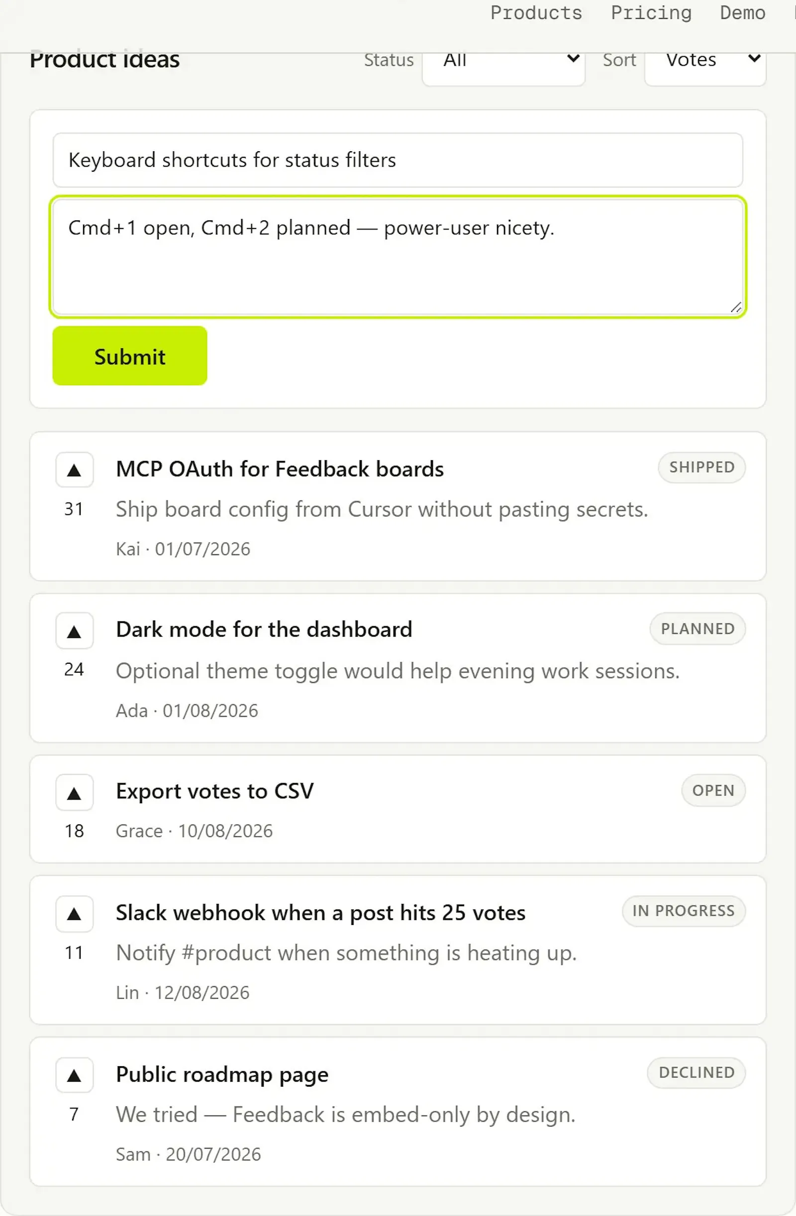 Bootstrapware Feedback screenshot 4
