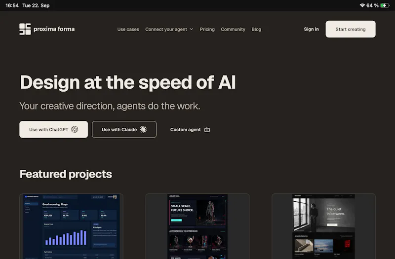 Proxima Forma screenshot 1