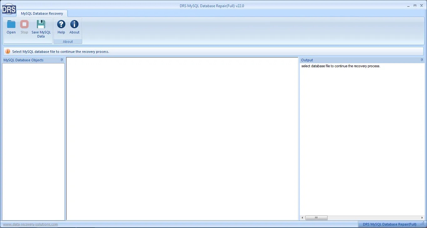 MigrateEmails MySQL Database Repair Tool media 1