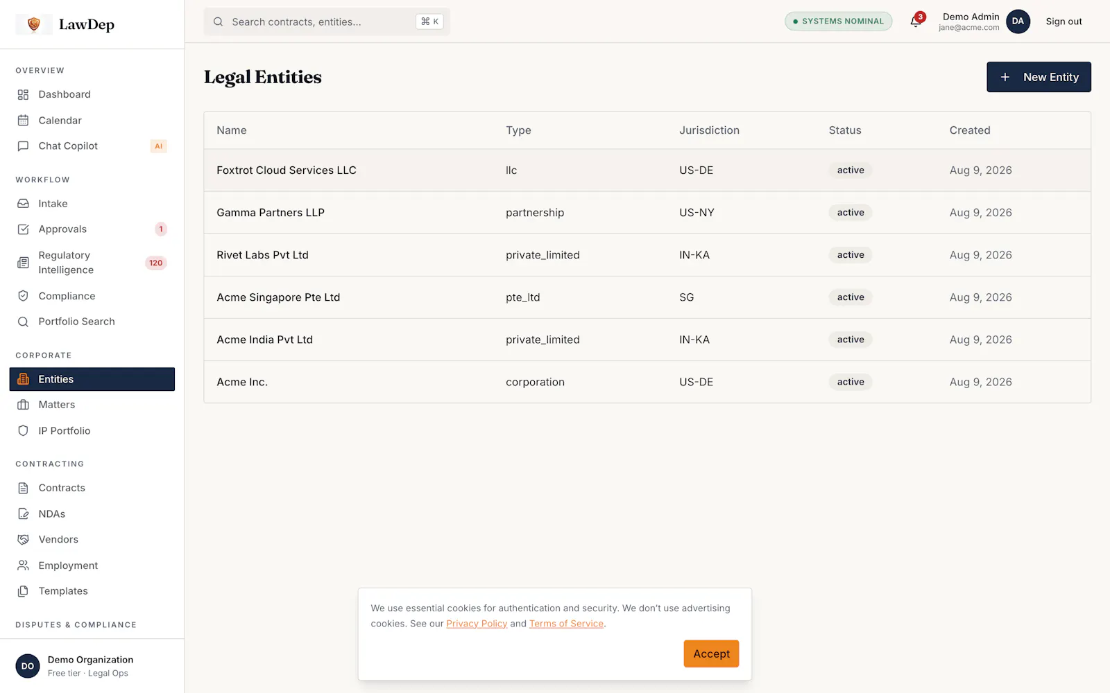 LawDep screenshot 4