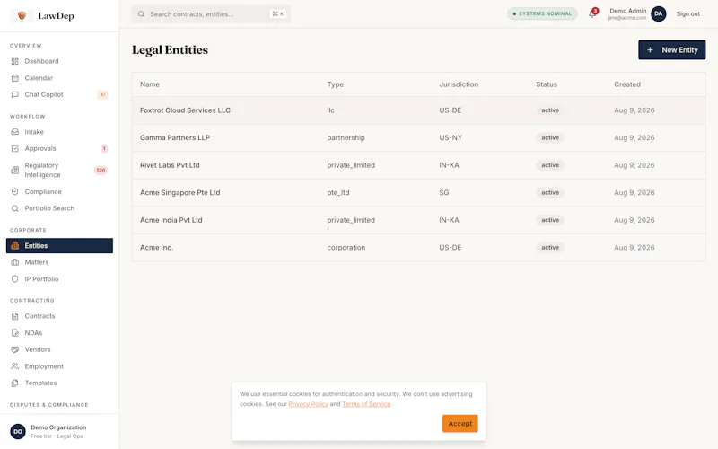 LawDep screenshot 4