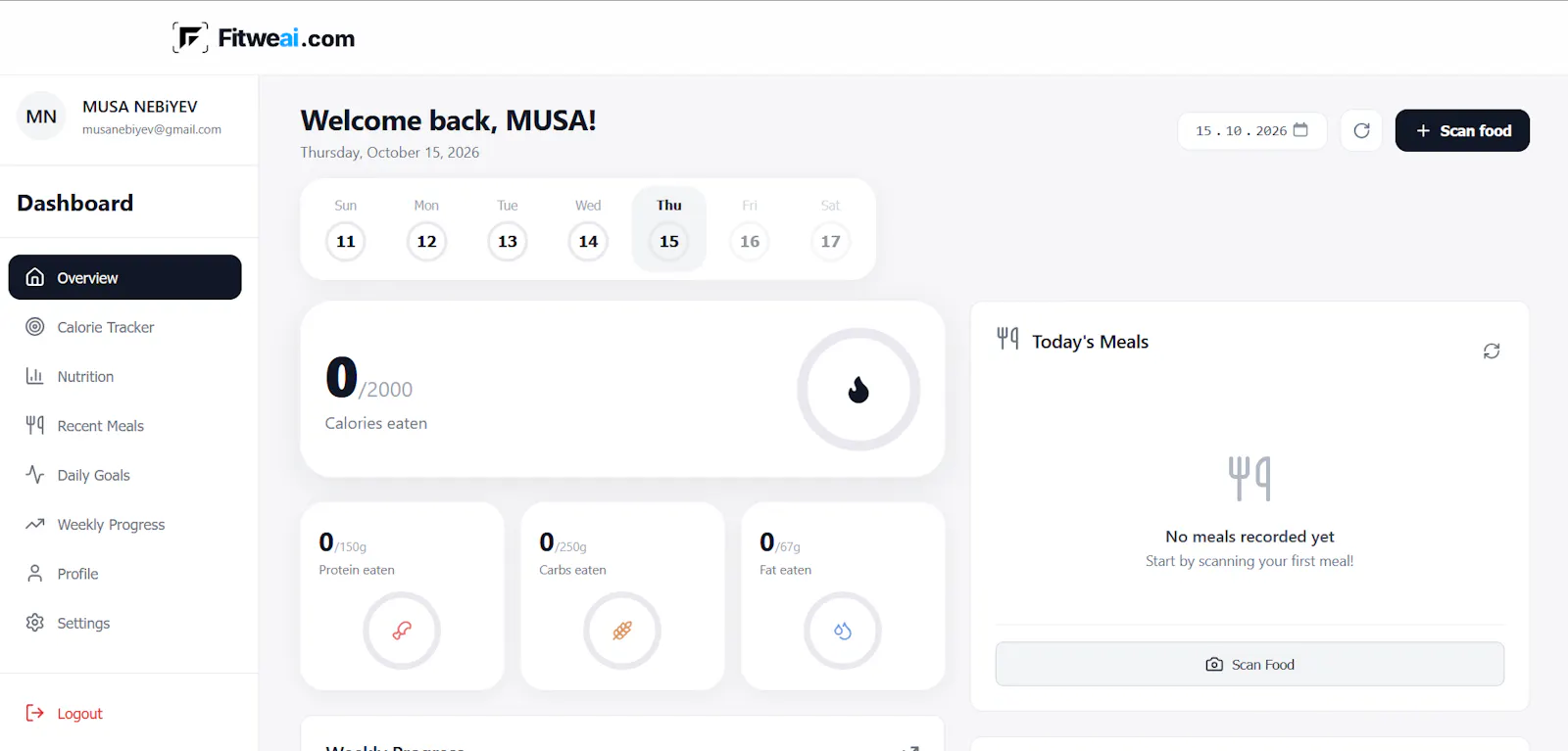 Fitwe AI screenshot 3