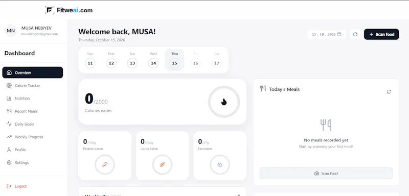 Fitwe AI screenshot 3