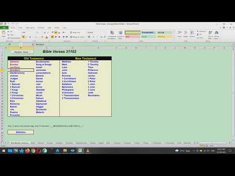 31102 Bible Verses Spreadsheet gallery image