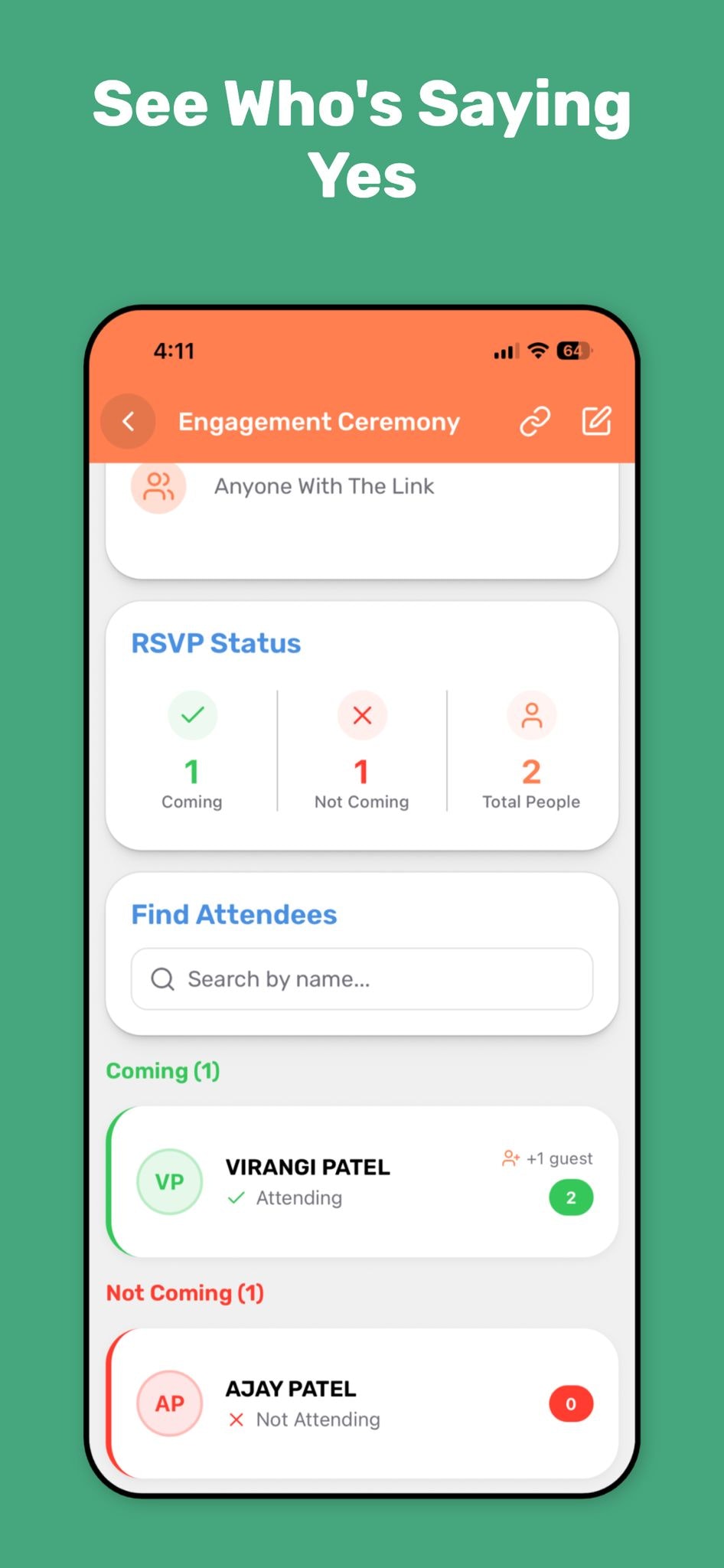 InviteU - Screenshot 3 showing product features and functionality