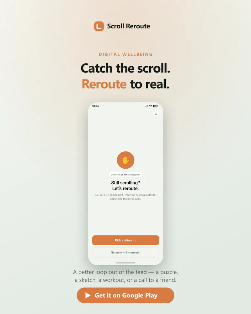 Scroll Reroute screenshot 5
