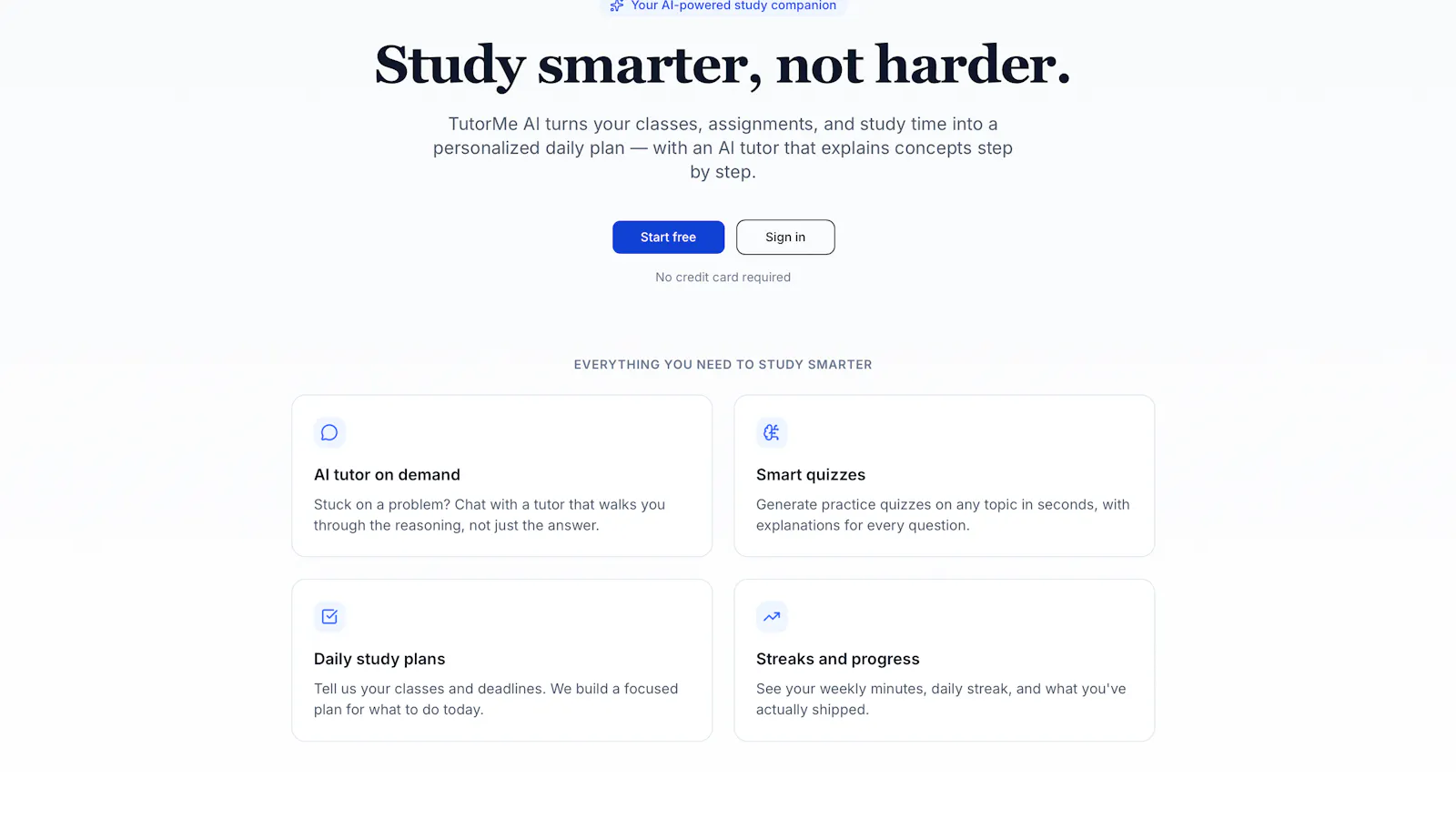 Tutorme.AI screenshot 1