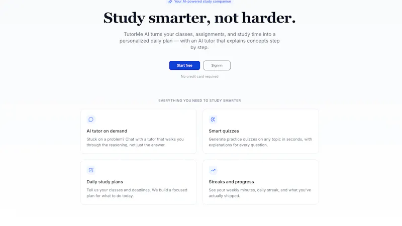 Tutorme.AI screenshot 1