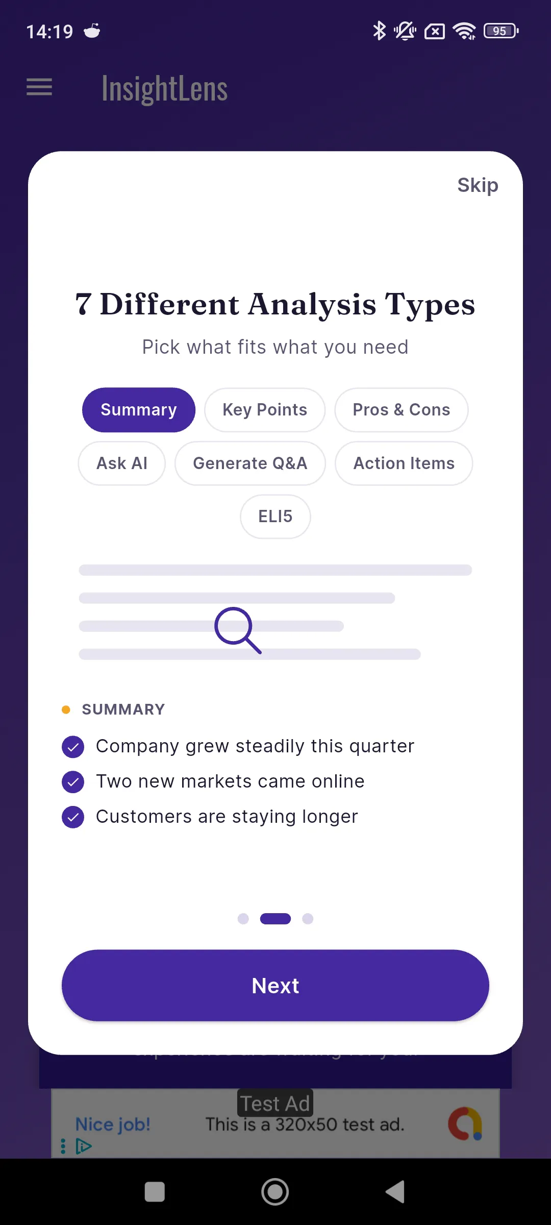InsightLens: AI Doc Analysis 截图 2