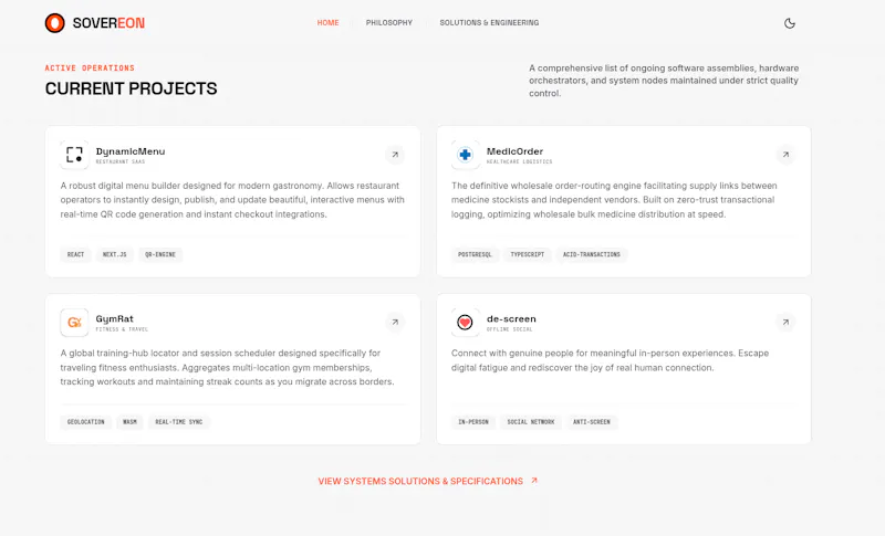 Sovereon LLP screenshot 1