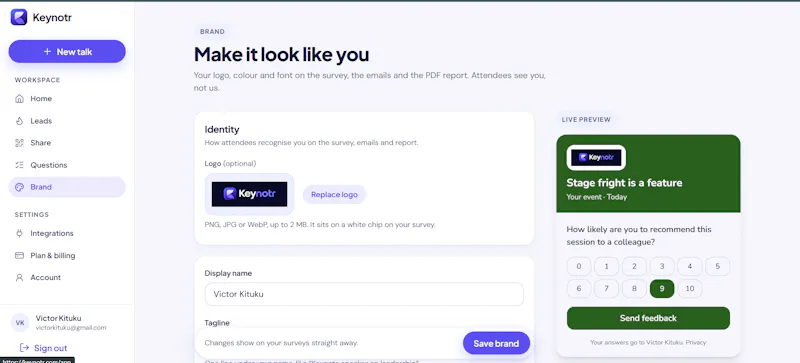 Turn your talks into real opportunities screenshot 2