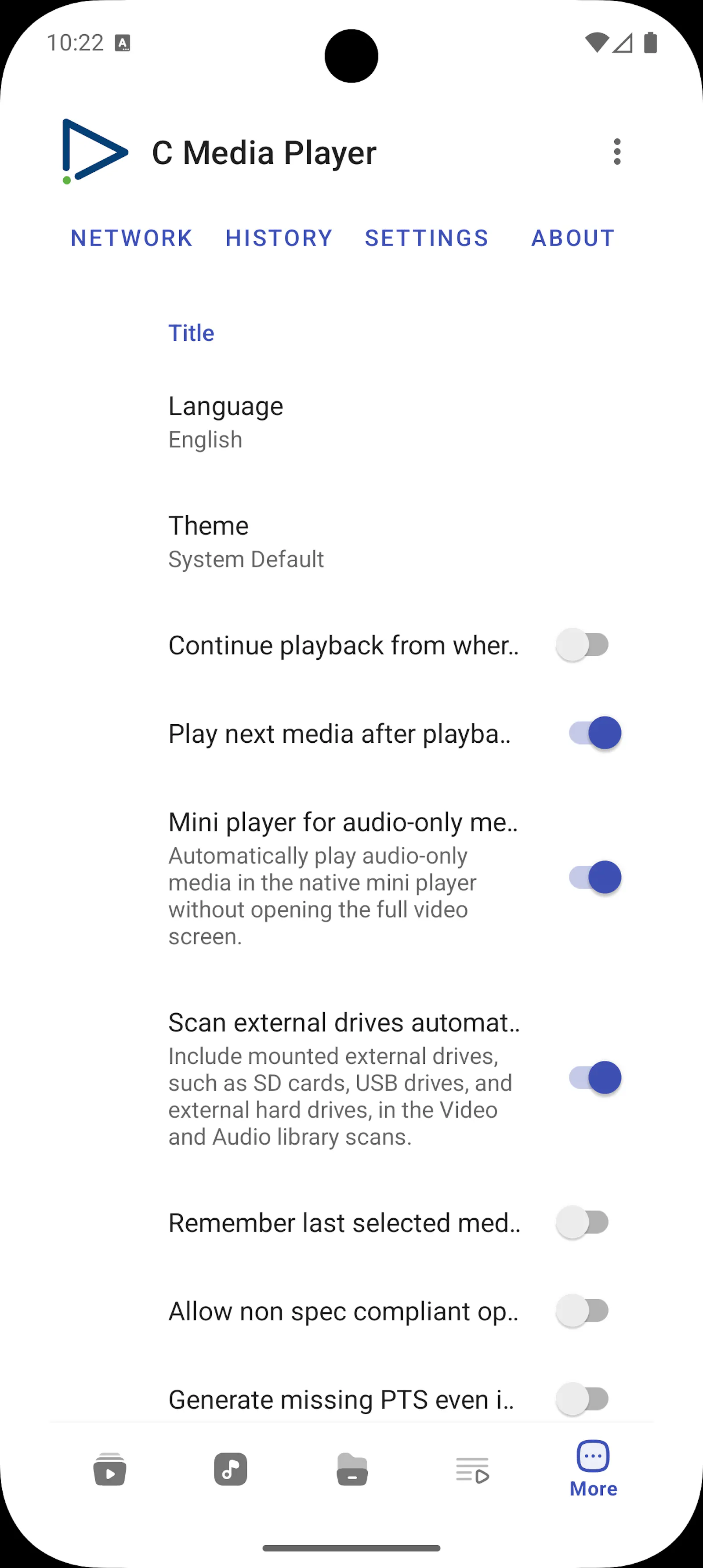 C Media Player screenshot 8