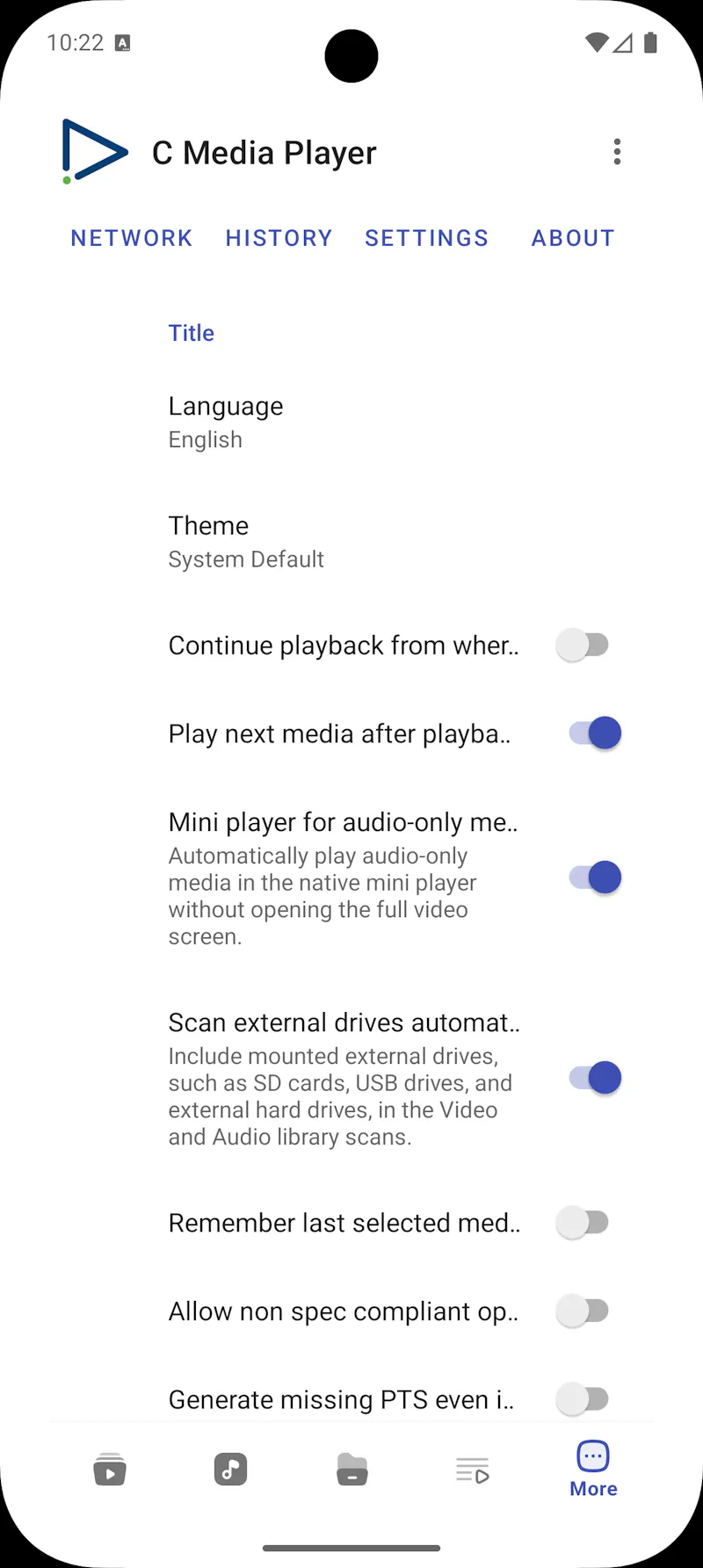 C Media Player screenshot 8