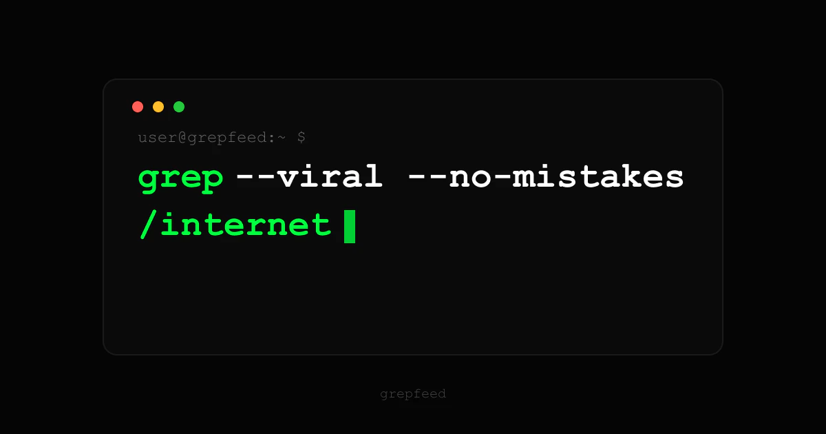 grepfeed screenshot 1