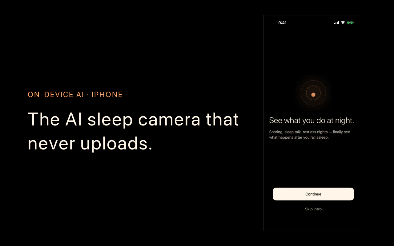 SnoreCam 截图 1