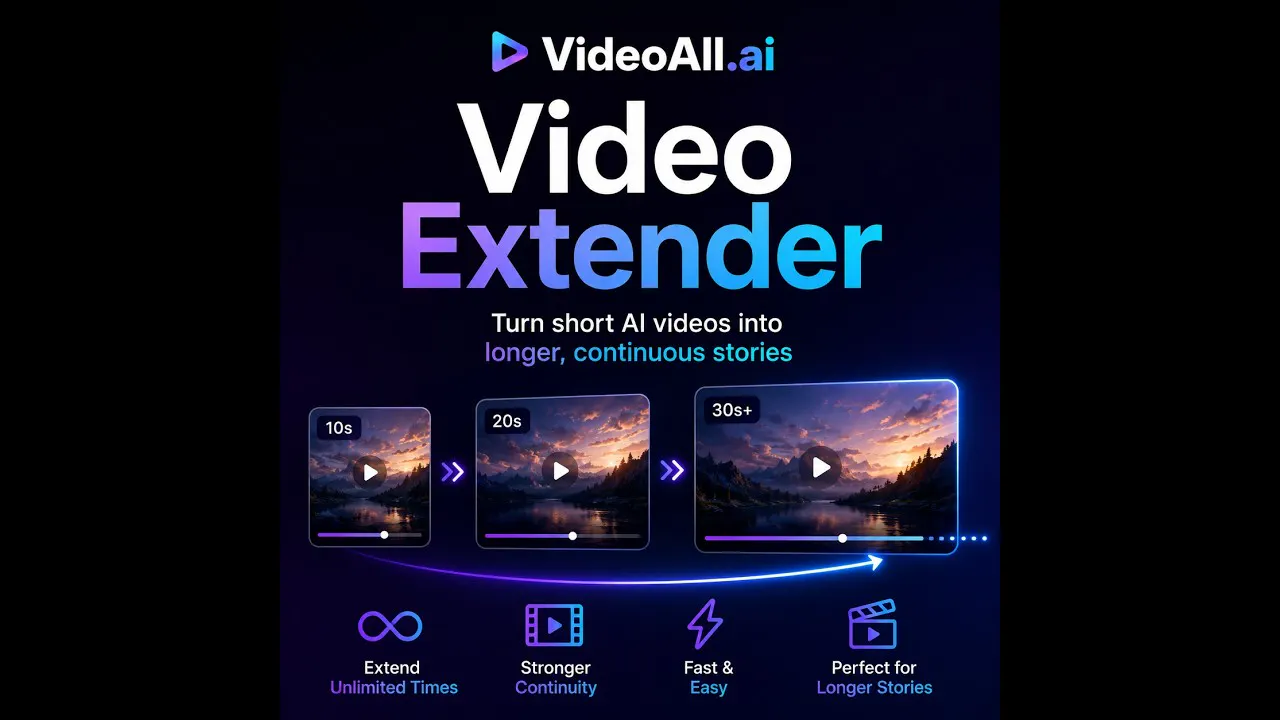 AI Video Extendor by Videoall.ai gallery image