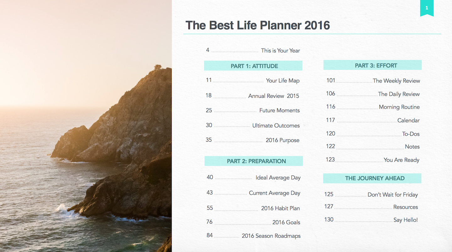 The Best Life Planner 2016 gallery image