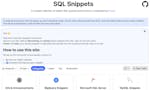 SQL Snippet Marketplace image