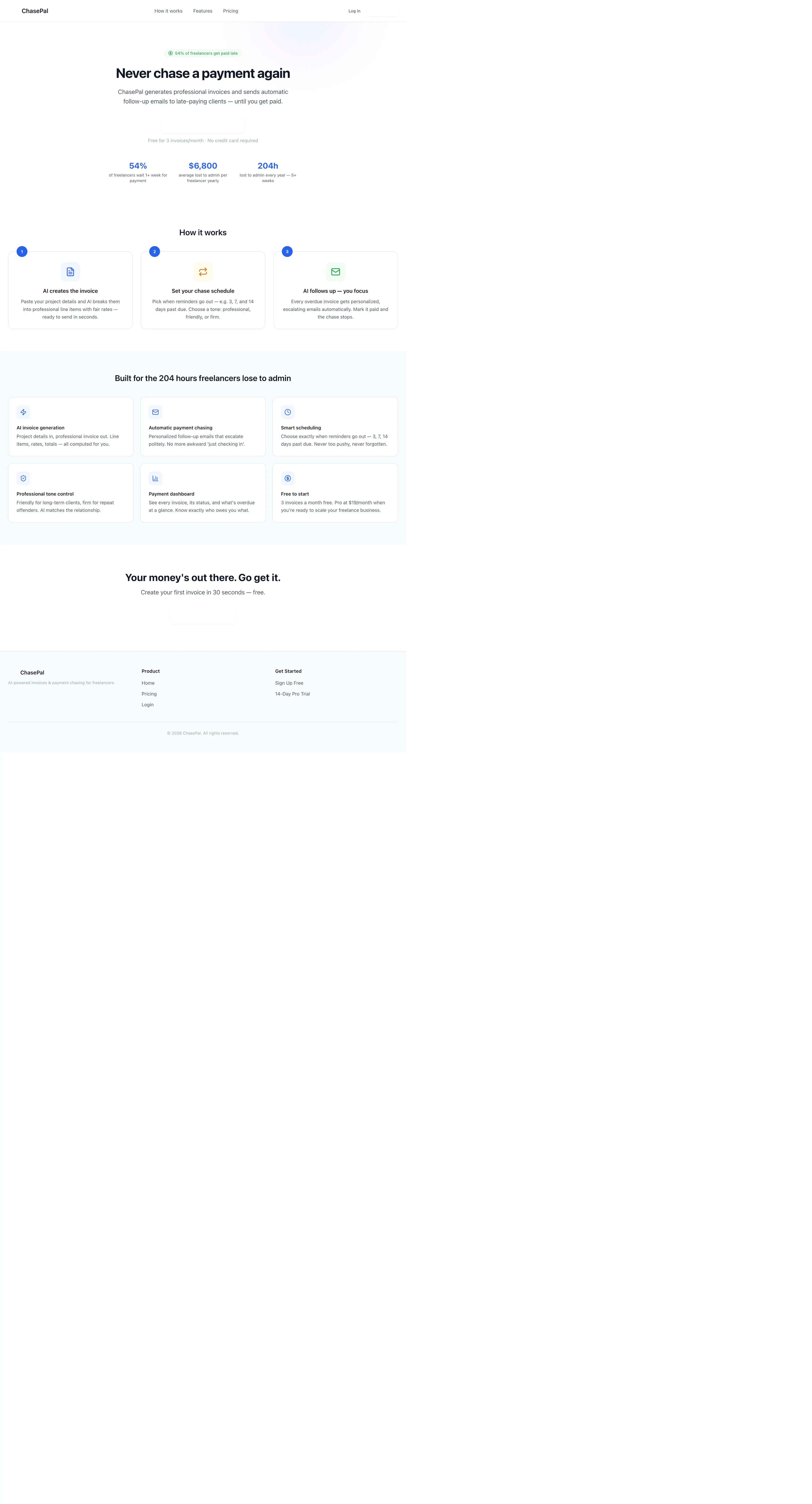 ChasePal — Never Chase a Payment Again gallery image