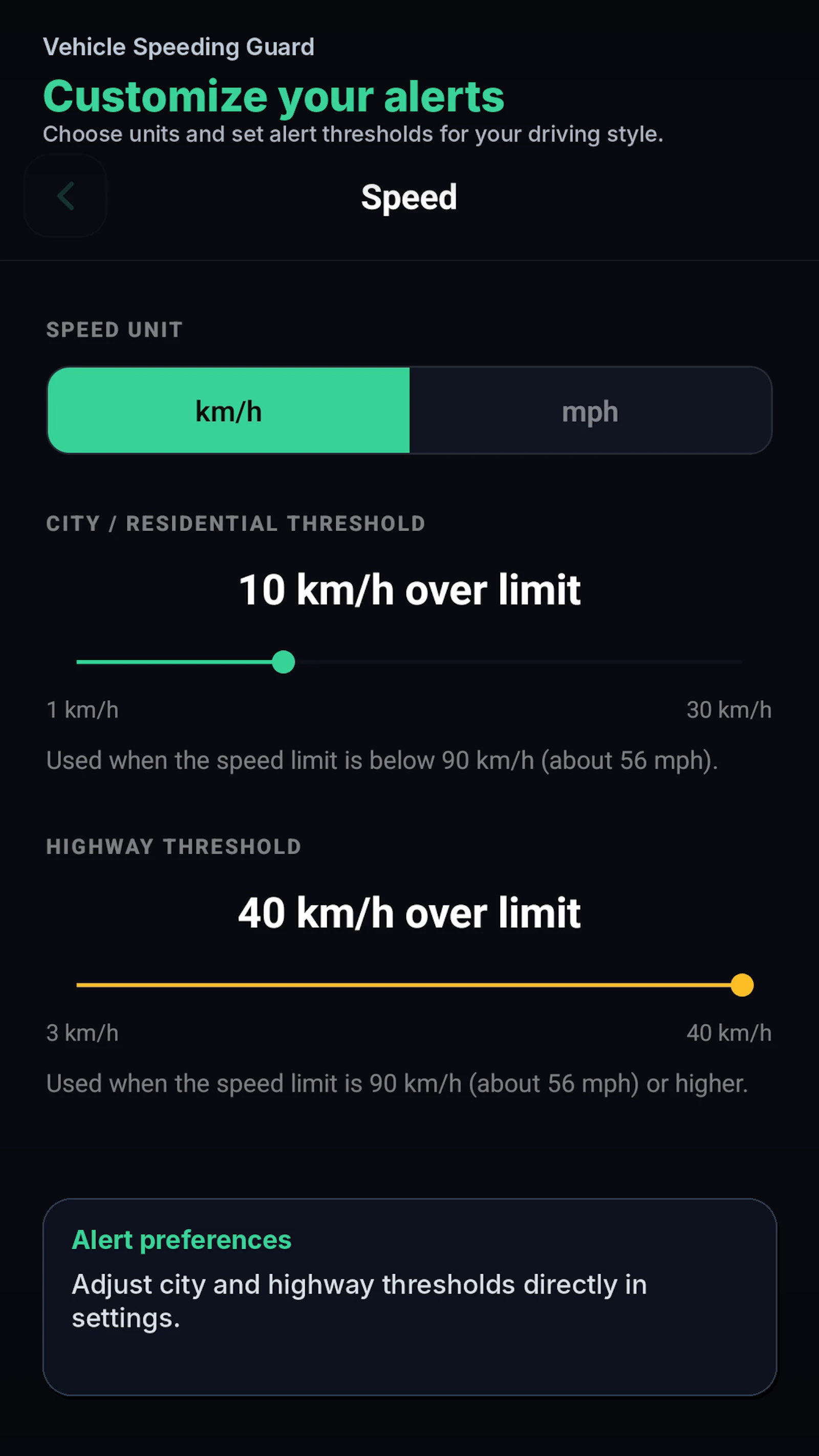 Vehicle Speeding Guard screenshot 8