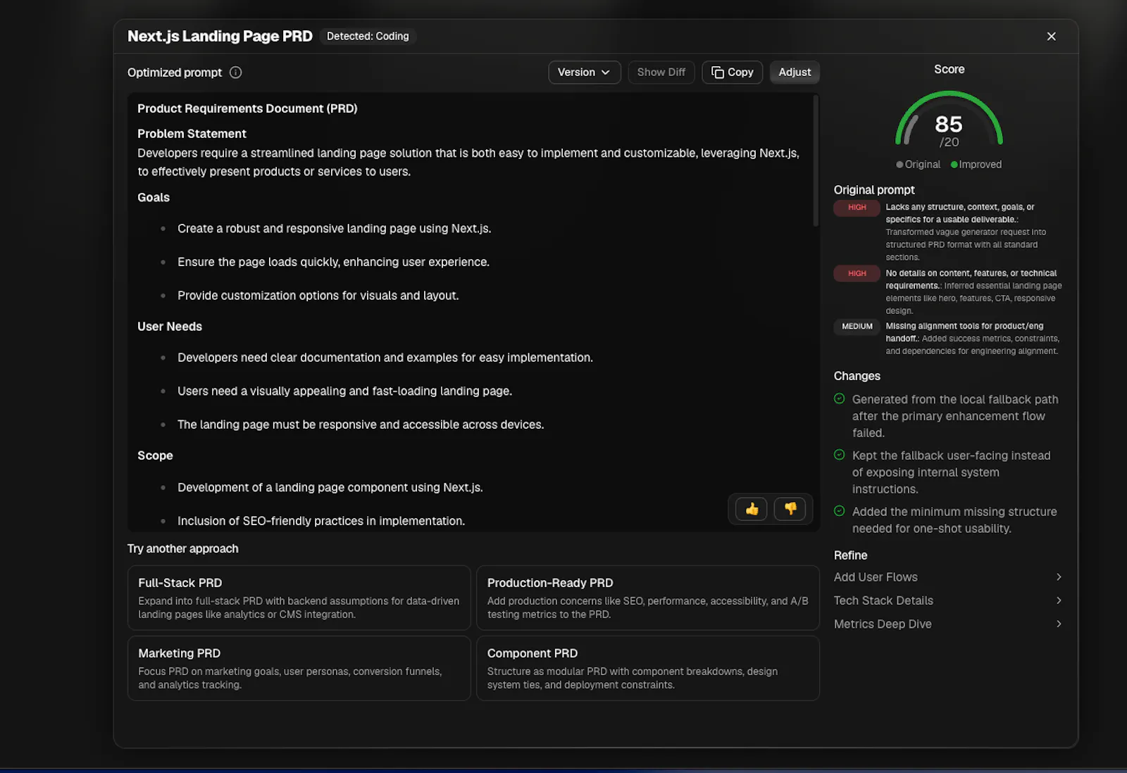 Prompt Engineer screenshot 2