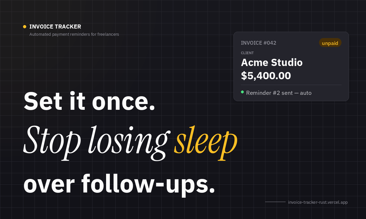 Invoice Tracker gallery image