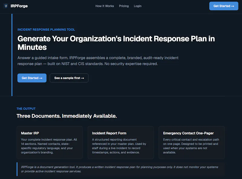 IRPForge screenshot 1