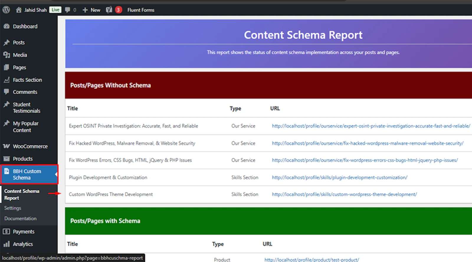 BBH Custom Schema screenshot 2