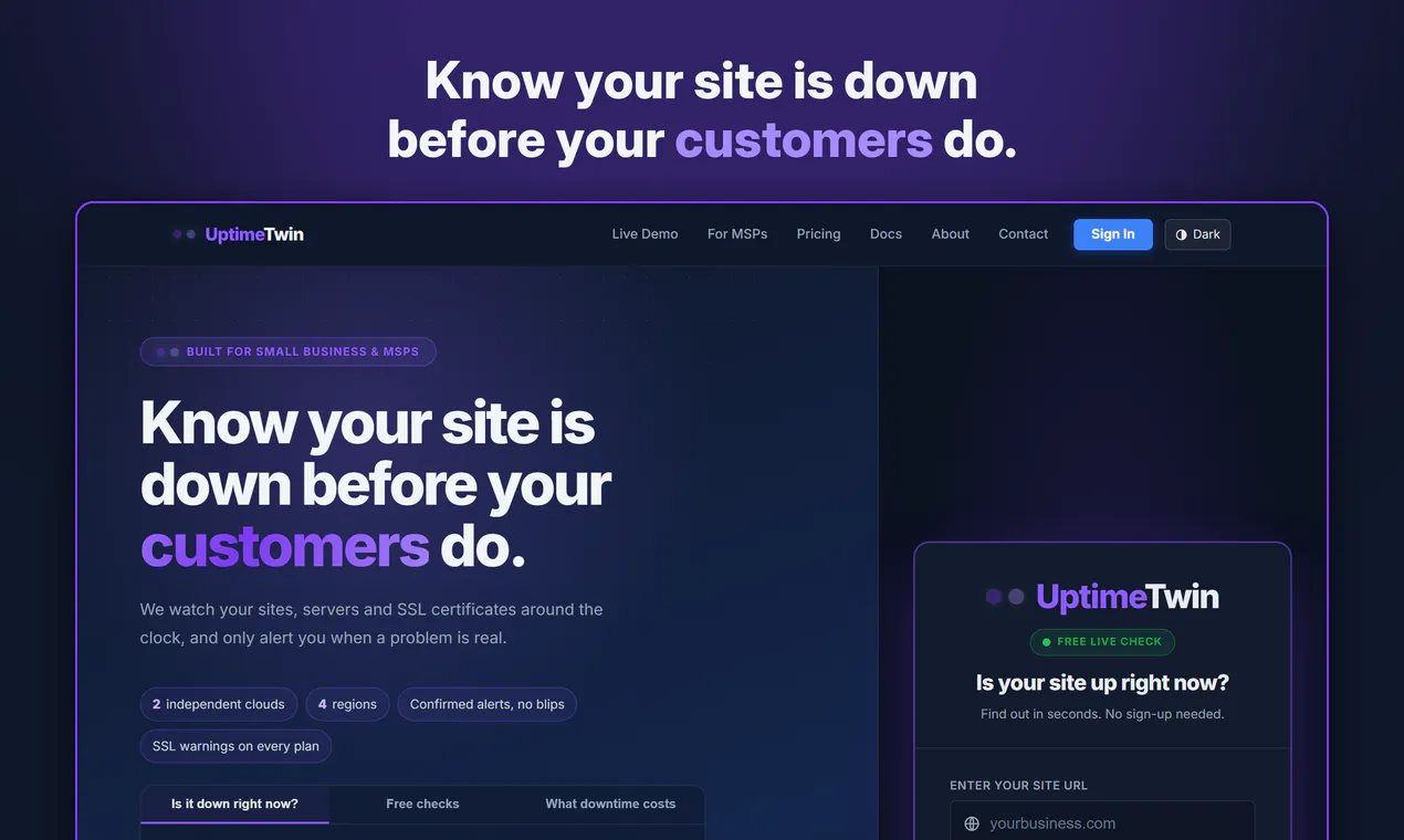 UptimeTwin gallery image