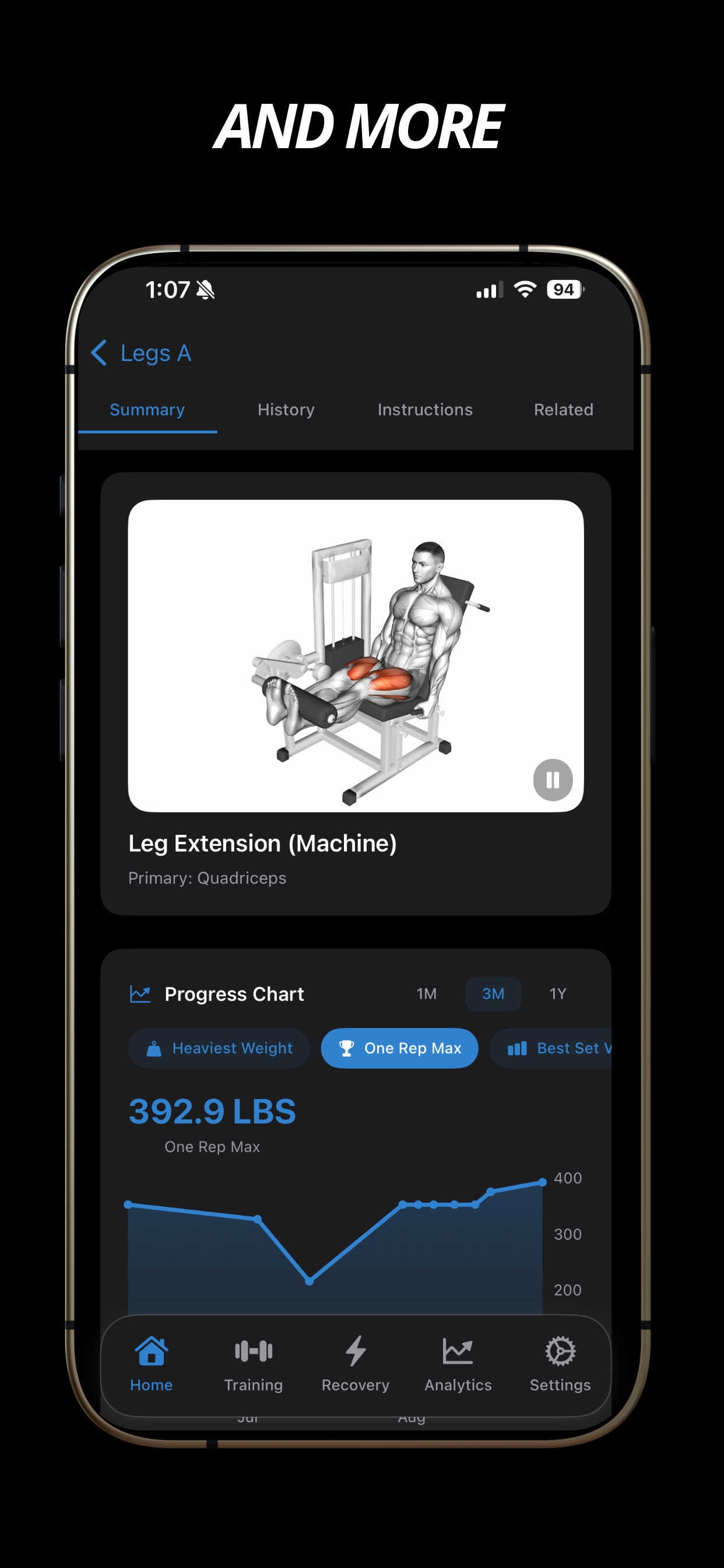Média Fuzelabs - Application iOS basée sur les données pour les haltérophiles 6