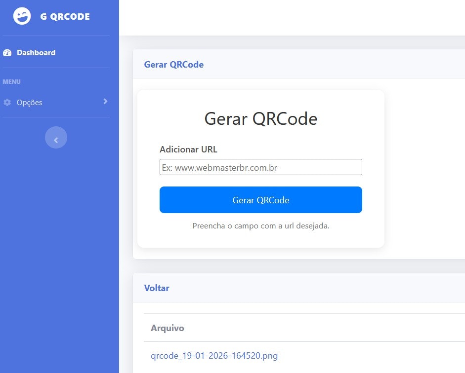 Go.WebmasterBR Link Shortener & QR Code gallery image