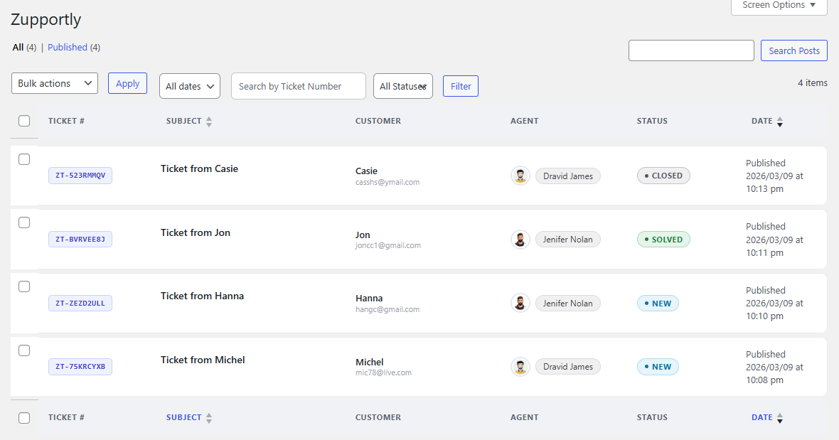 Zupportly – Helpdesk - Screenshot 2 showing product features and functionality