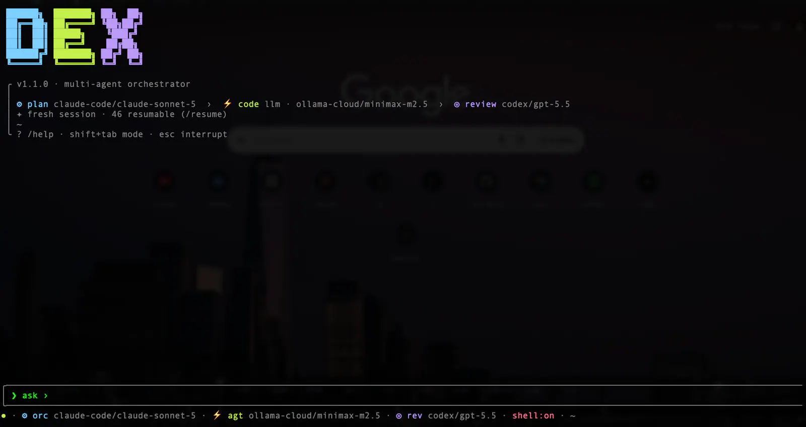 Dex screenshot 2
