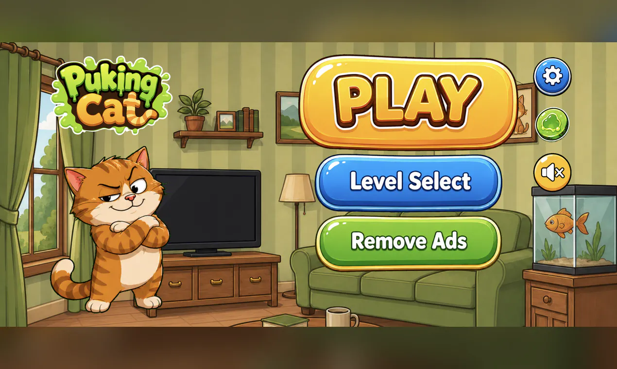 Puking Cat The Game gallery image